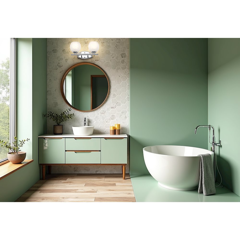 Z-Lite 2 Light Vanity, Chrome