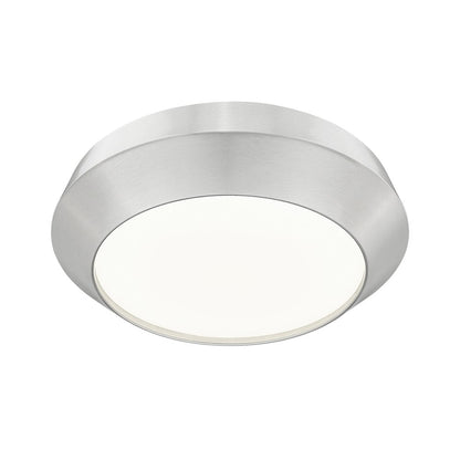Z-Lite 1 Light Flush Mount, Brushed Nickel
