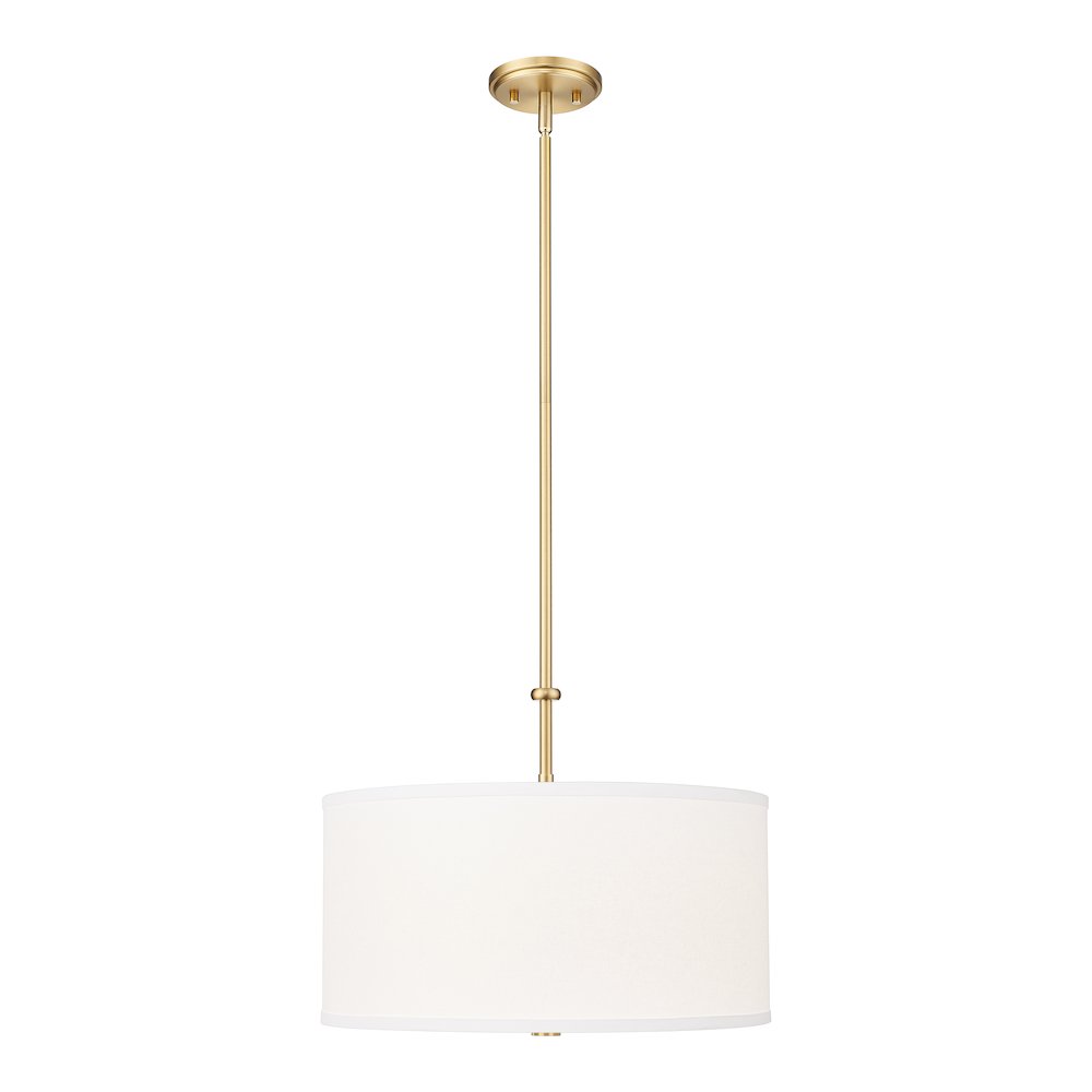 Z-Lite 1 Light Pendant, Modern Gold