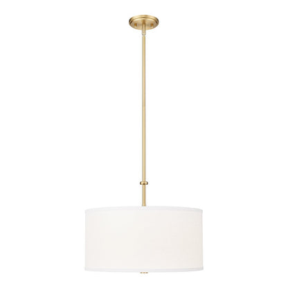 Z-Lite 1 Light Pendant, Modern Gold