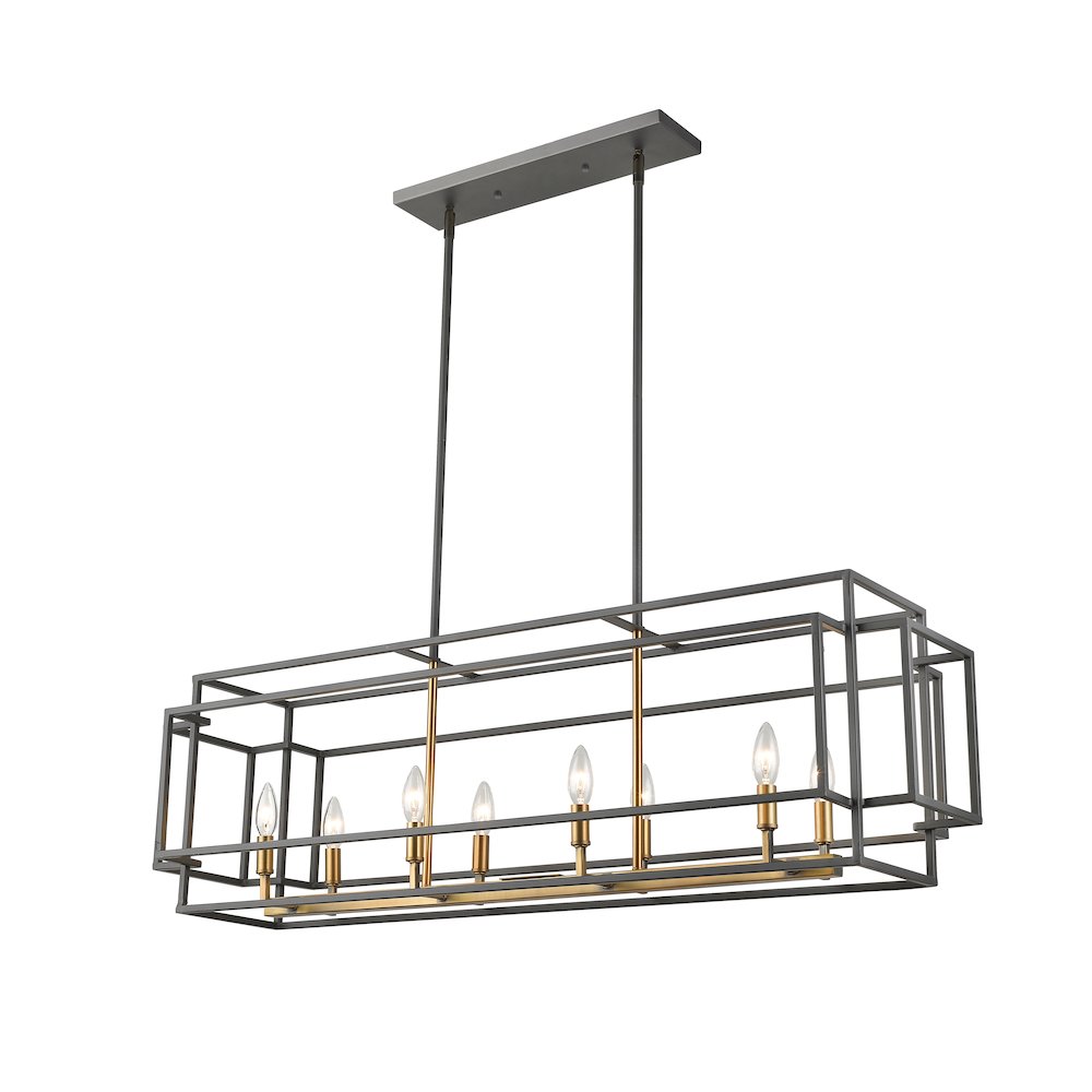 Z-Lite 8 Light Linear Chandelier
