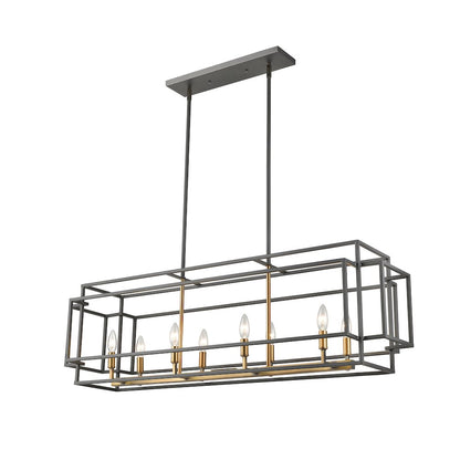 Z-Lite 8 Light Linear Chandelier