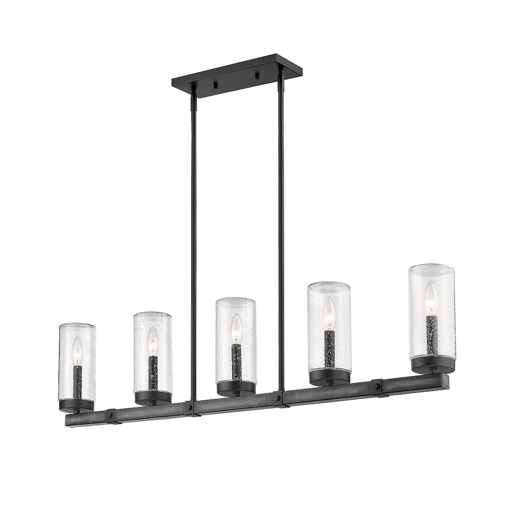 Z-Lite 5 Light Outdoor Linear Chandelier
