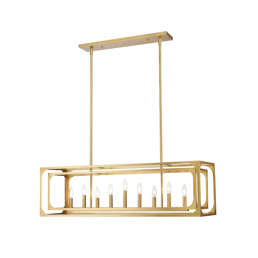 Z-Lite 9 Light Linear Chandelier