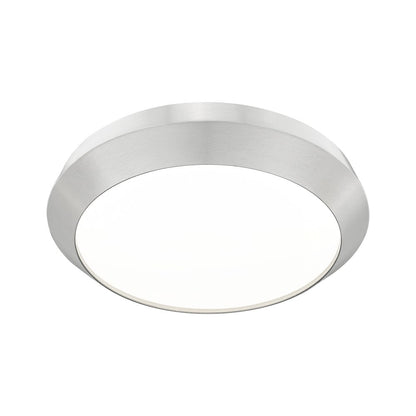 Z-Lite 1 Light Flush Mount, Brushed Nickel