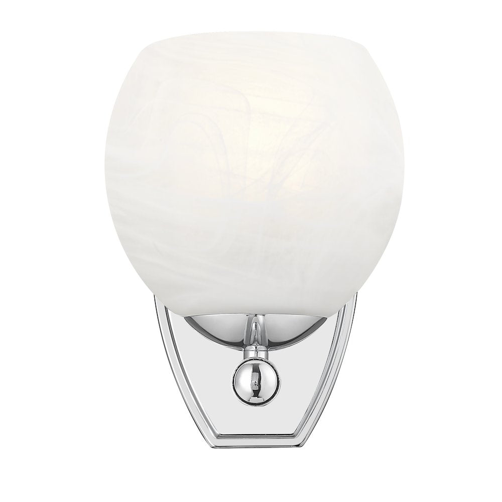 Z-Lite 1 Light Wall Sconce, Chrome