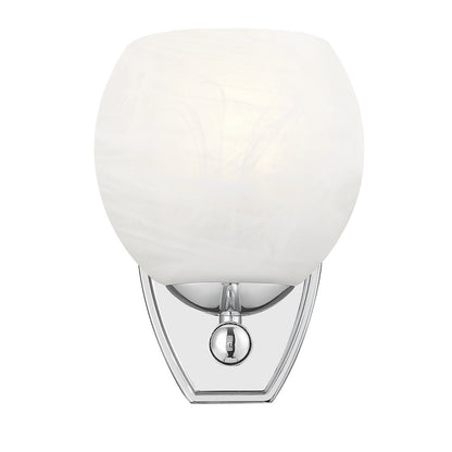 Z-Lite 1 Light Wall Sconce, Chrome