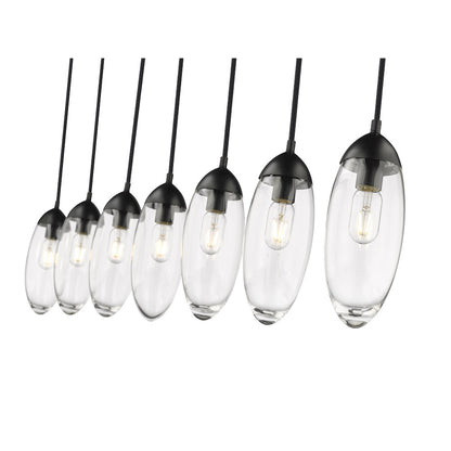 Z-Lite 7 Light Linear Chandelier