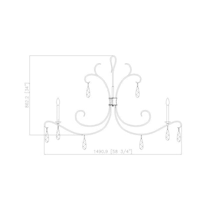 Z-Lite 6 Light Chandelier