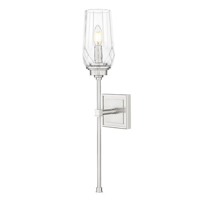 Z-Lite 1 Light Wall Sconce, Brushed Nickel