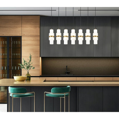 Z-Lite 7 Light Linear Chandelier