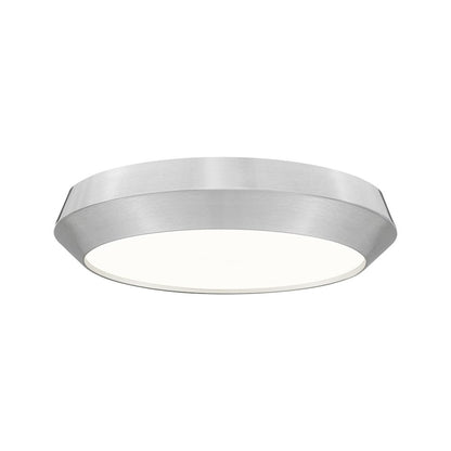 Z-Lite 1 Light Flush Mount, Brushed Nickel