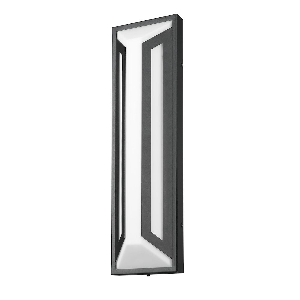 Z-Lite 2 Light Outdoor Wall Light, Sand Black