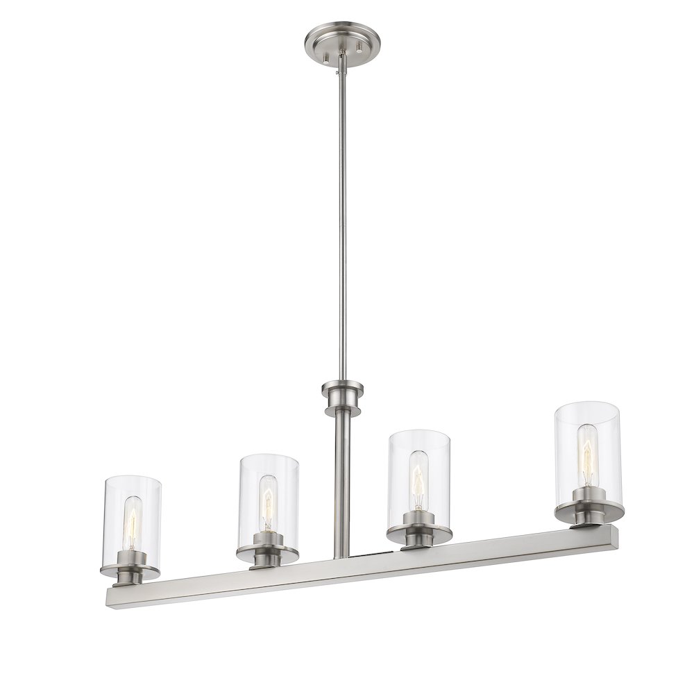 Z-Lite 4 Light Linear Chandelier