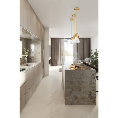 Z-Lite Aimie 1 Light Pendant, Modern Gold
