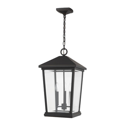 Z-Lite 3 Light Outdoor Chain Mount Ceiling Fixture