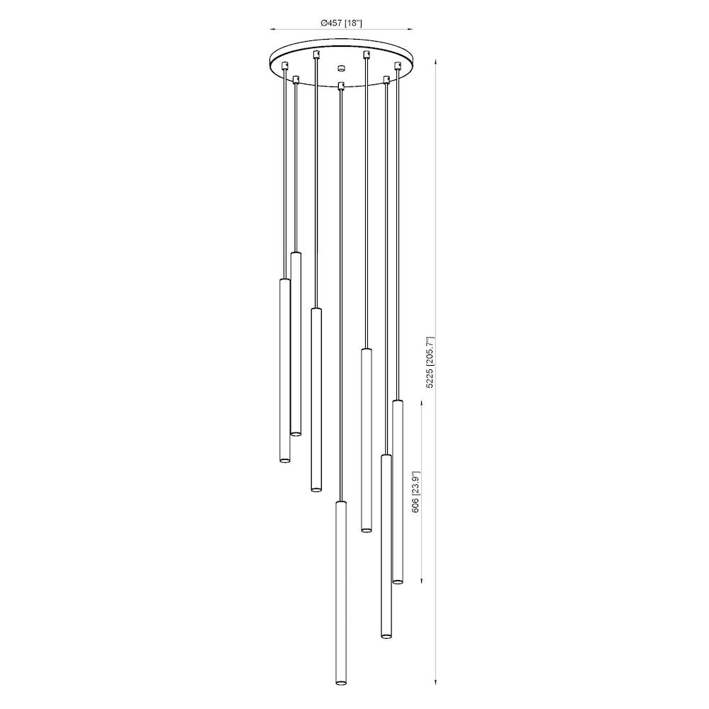 Z-Lite 7 Light Chandelier