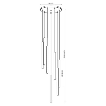 Z-Lite 7 Light Chandelier