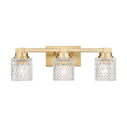 Z-Lite 3 Light Vanity, Modern Gold