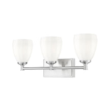 Z-Lite Oren 3 Light Vanity in Brushed Nickel color, Steel frame