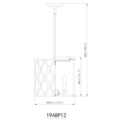 Z-Lite 3 Light Pendant