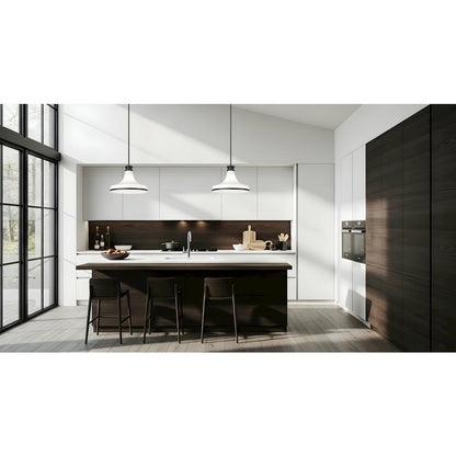 Z-Lite 1 Light Pendant, Matte Black