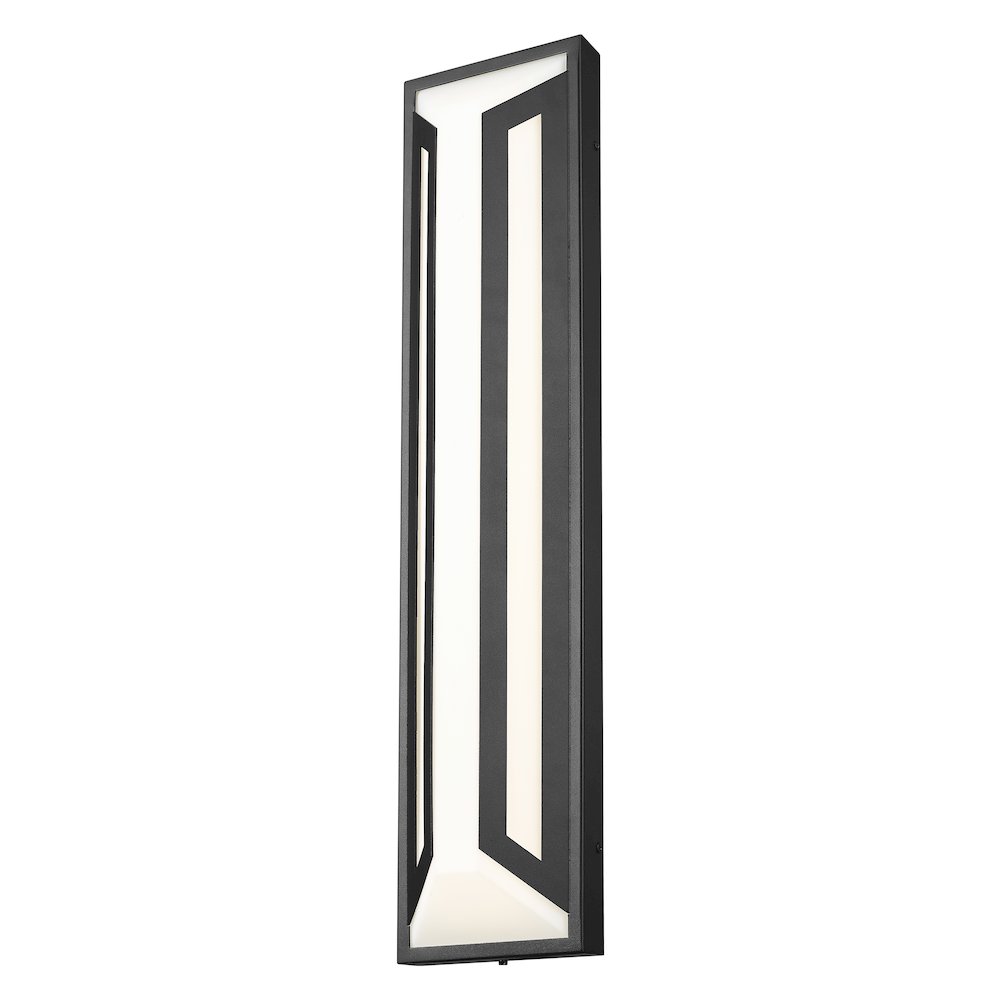 Z-Lite 2 Light Outdoor Wall Light, Sand Black