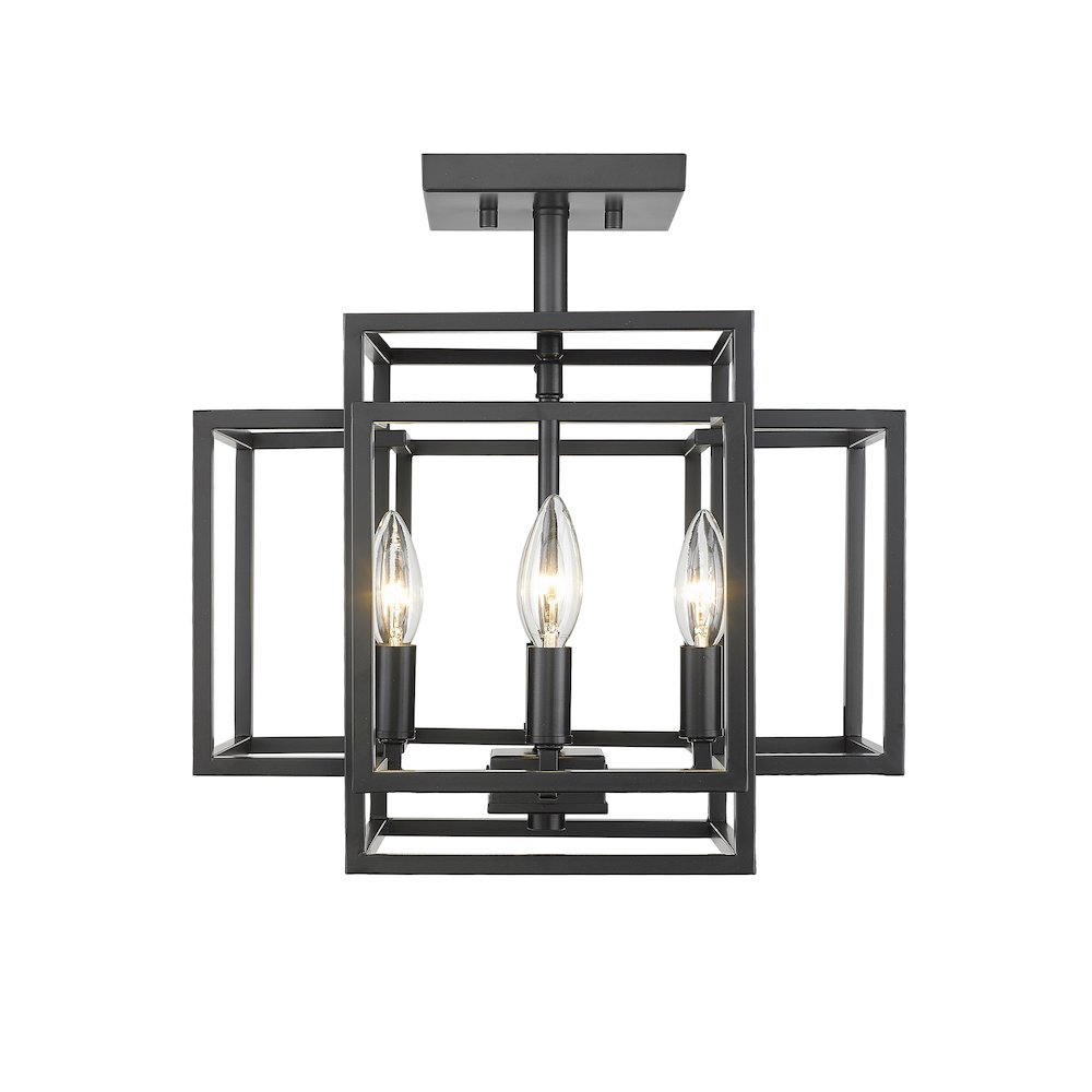 Z-Lite 4 Light Semi Flush Mount