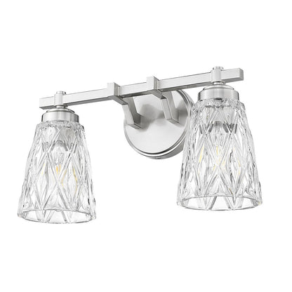 Z-Lite 2 Light Vanity, Brushed Nickel