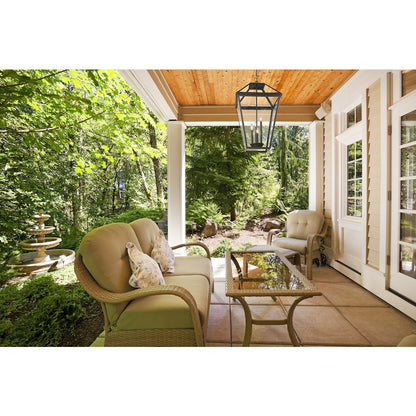 Z-Lite Talbot 4 Light Outdoor Chain Mount Ceiling Fixture, Oil Rubbed Bronze