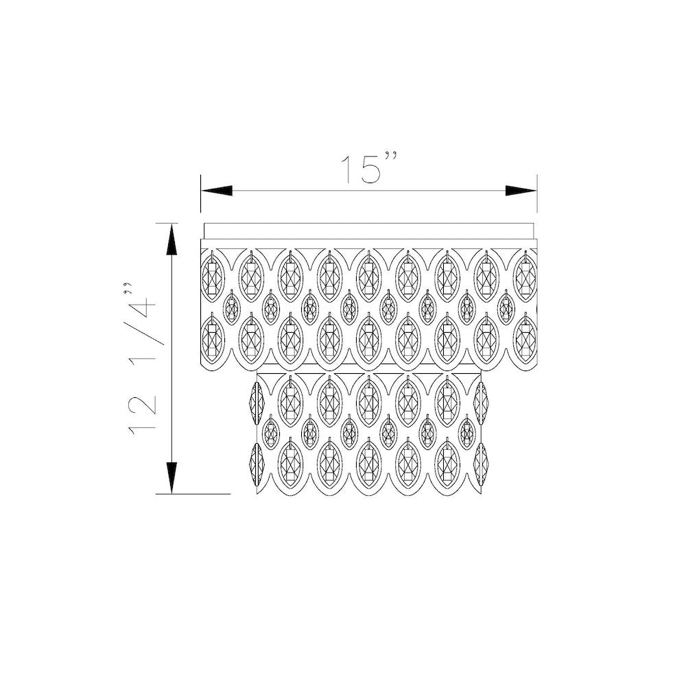 Z-Lite 5 Light Flush Mount
