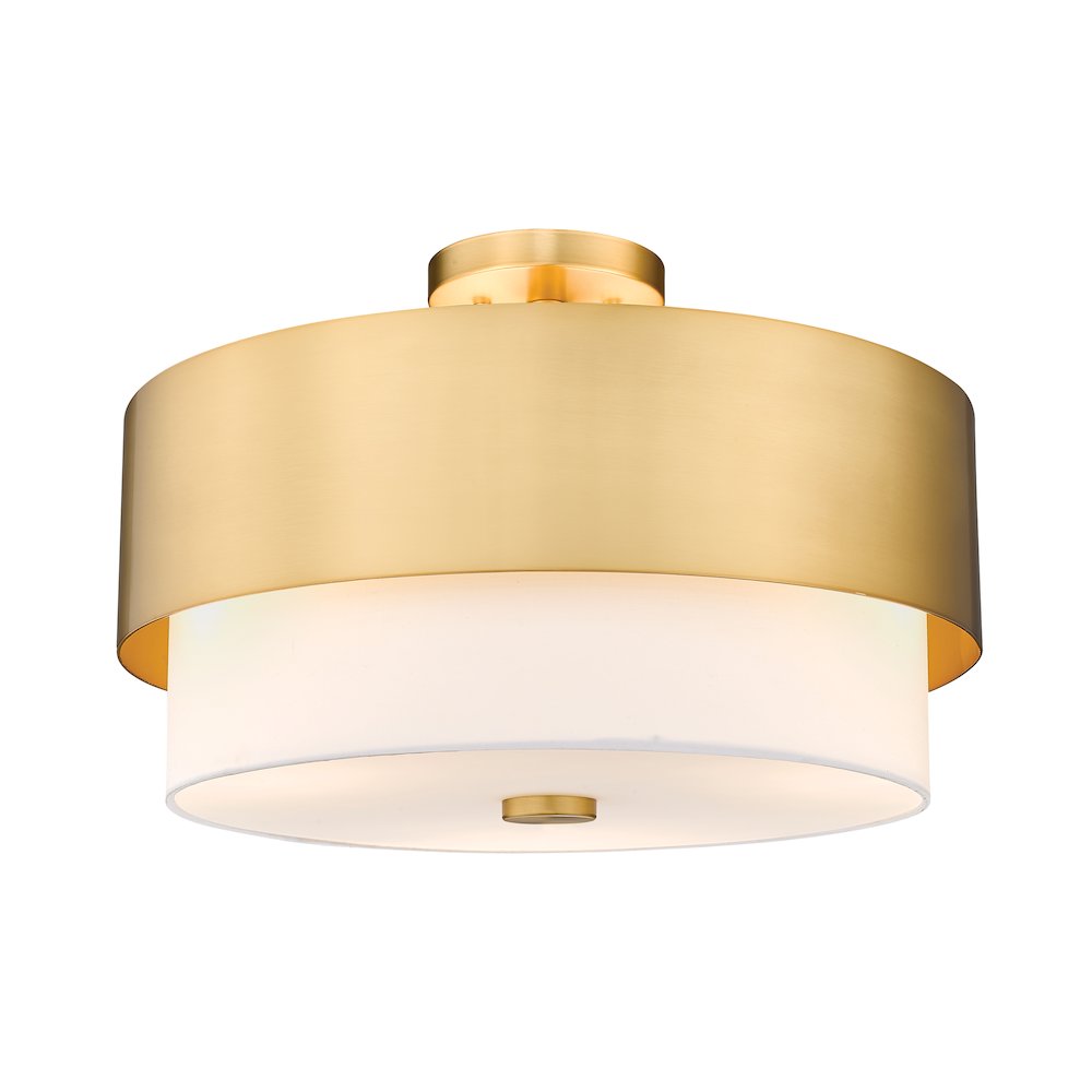Z-Lite 3 Light Semi Flush Mount
