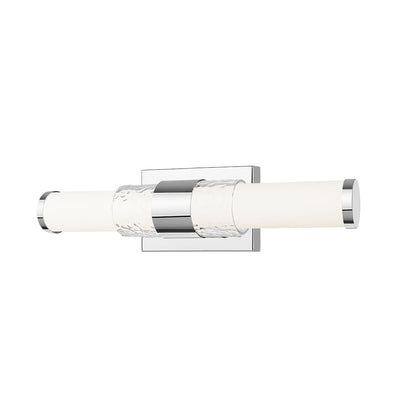 Z-Lite Egon 1 Light Vanity in Chrome color, Steel frame