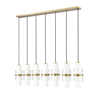 Z-Lite 7 Light Linear Chandelier