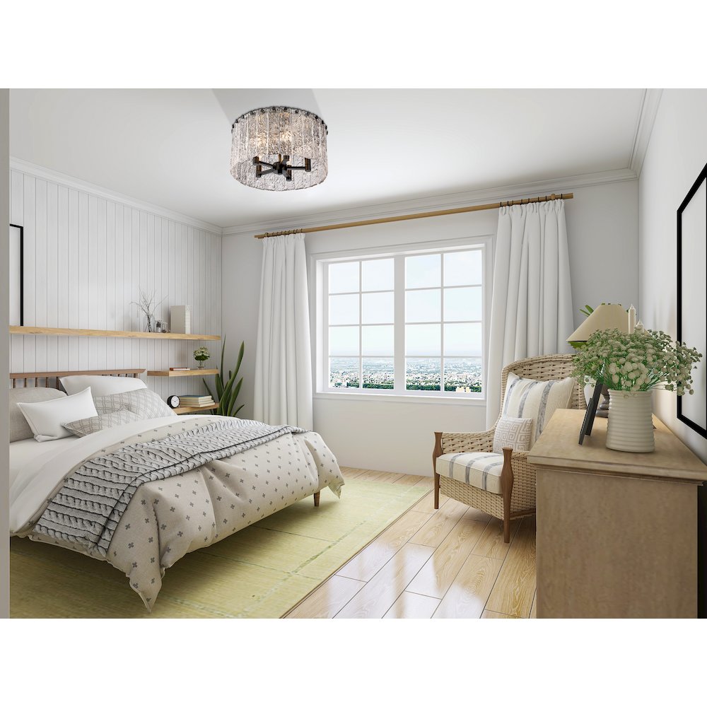 Z-Lite 5 Light Flush Mount