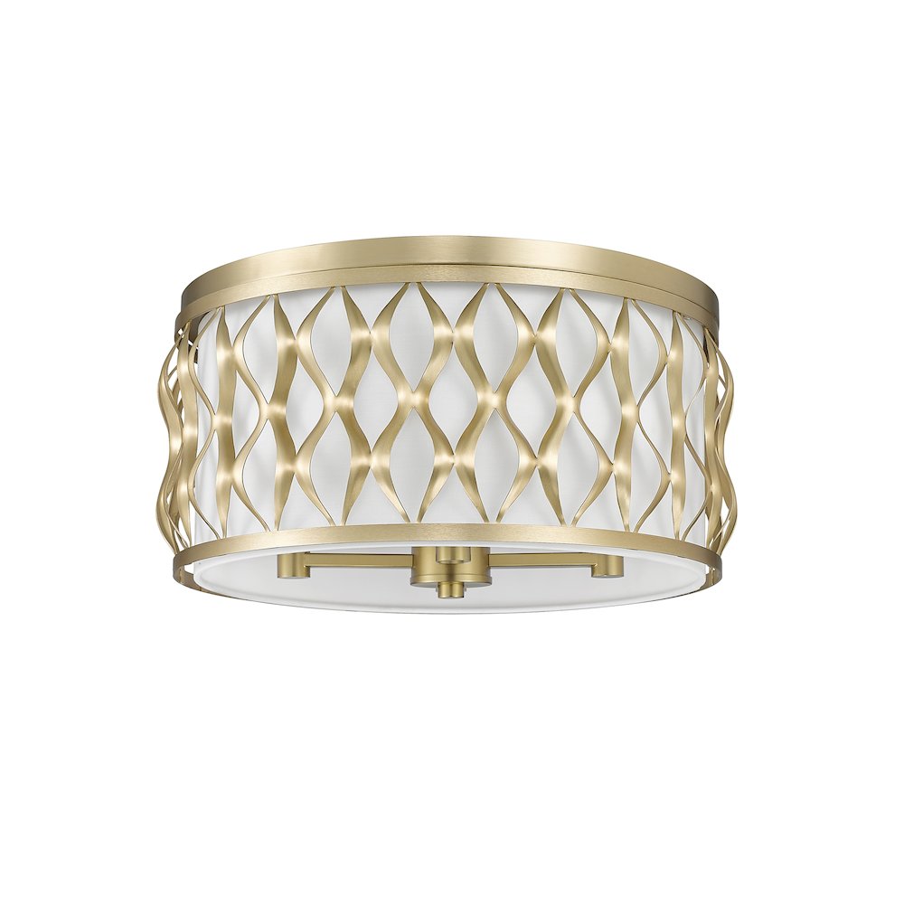 Z-Lite 4 Light Flush mount