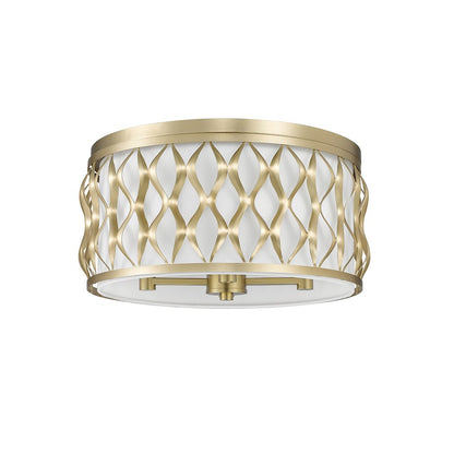 Z-Lite 4 Light Flush mount