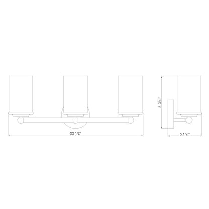 Z-Lite 3 Light Vanity