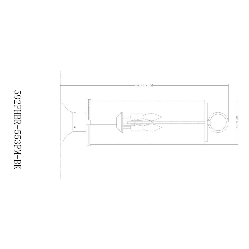 Z-Lite 3 Light Outdoor Pier Mounted Fixture