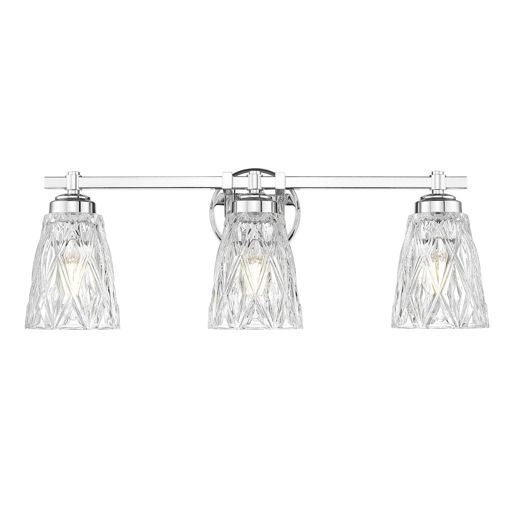 Z-Lite 3 Light Vanity, Chrome