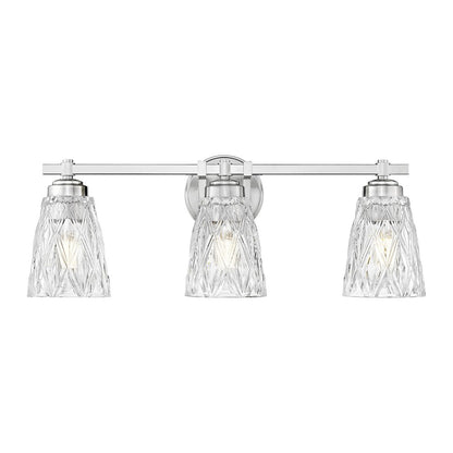 Z-Lite 3 Light Vanity, Brushed Nickel