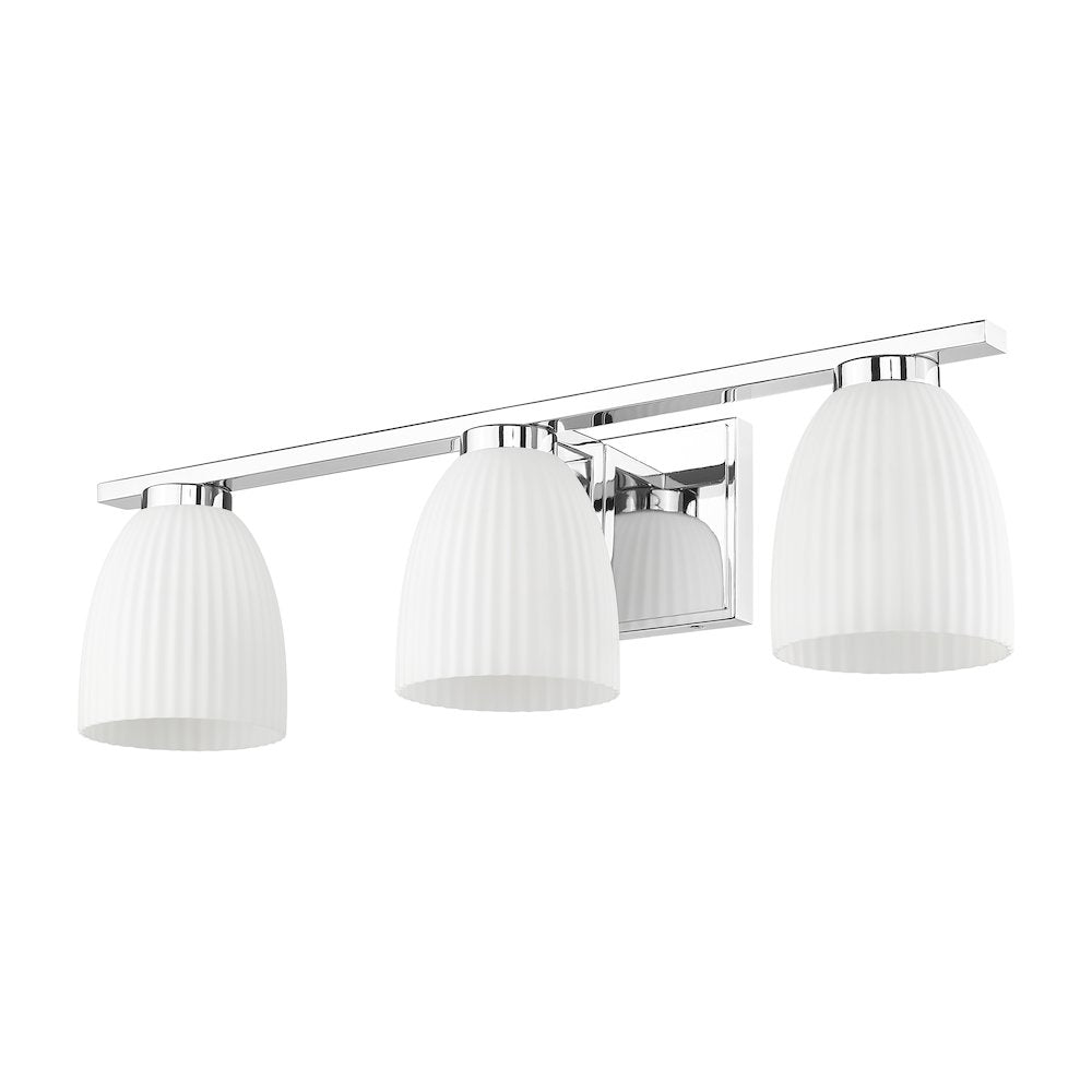 Z-Lite Naya 3 Light Vanity in Chrome color, Steel frame