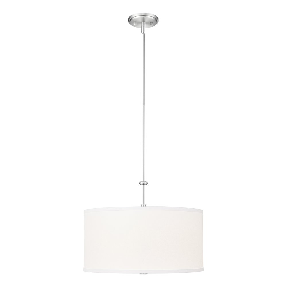 Z-Lite 1 Light Pendant, Brushed Nickel