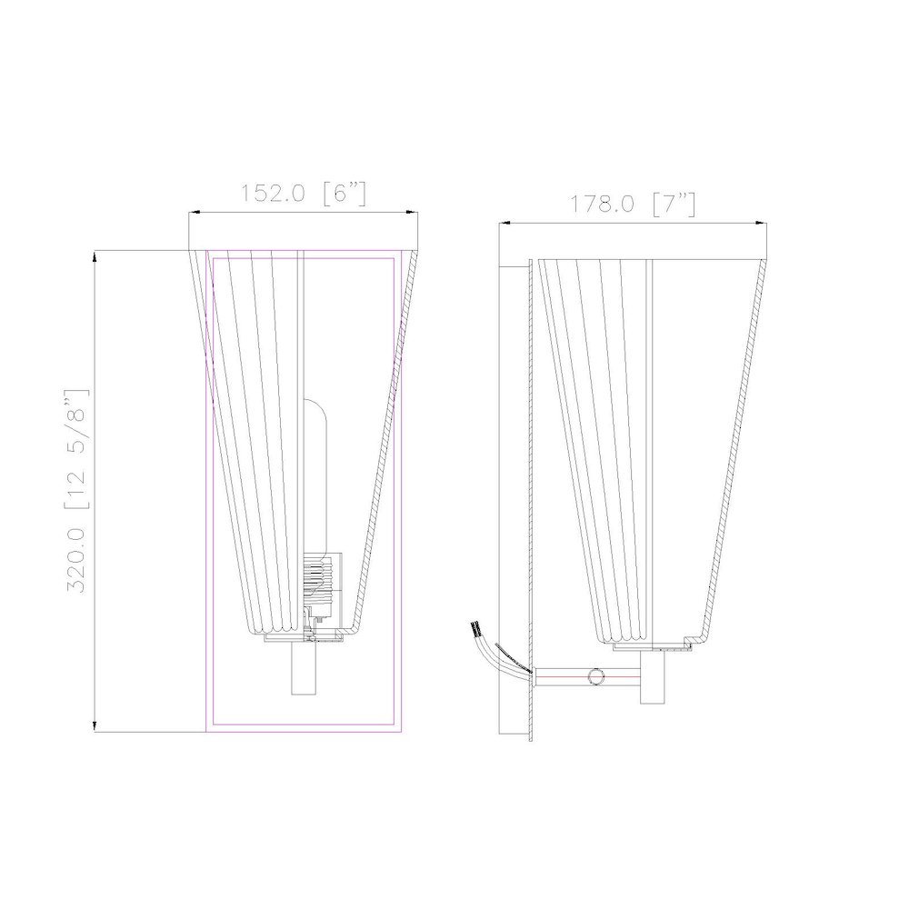 Z-Lite 1 Light Wall Sconce