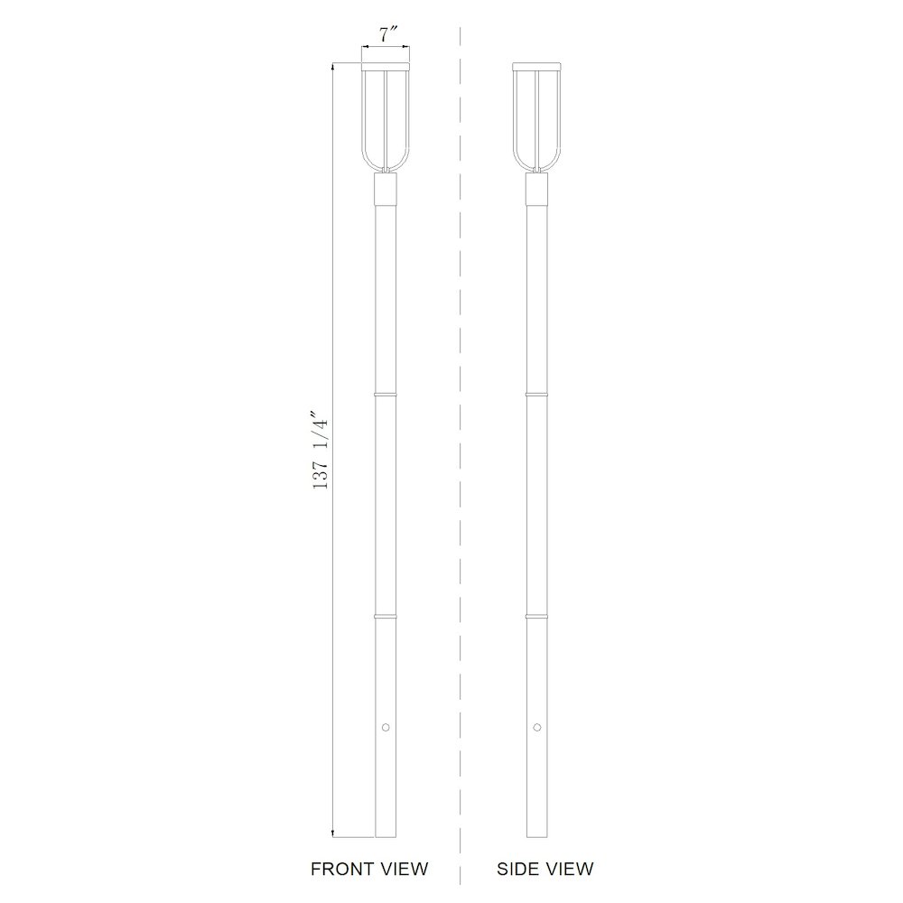 Z-Lite 1 Light Outdoor Post Mounted Fixture