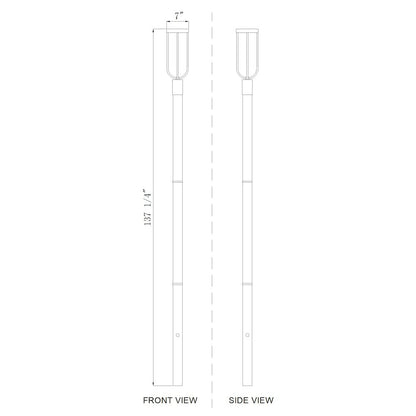 Z-Lite 1 Light Outdoor Post Mounted Fixture