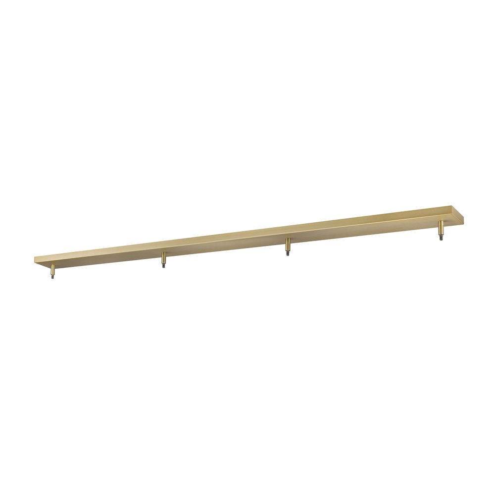 Z-Lite Multi Point Canopy 4 Light Ceiling Plate, Heritage Brass