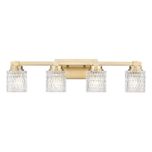 Z-Lite 4 Light Vanity, Modern Gold