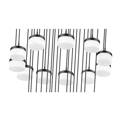 Z-Lite 27 Light Chandelier, Matte Black