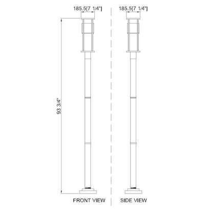 Z-Lite 1 Light Outdoor Post Mounted Fixture
